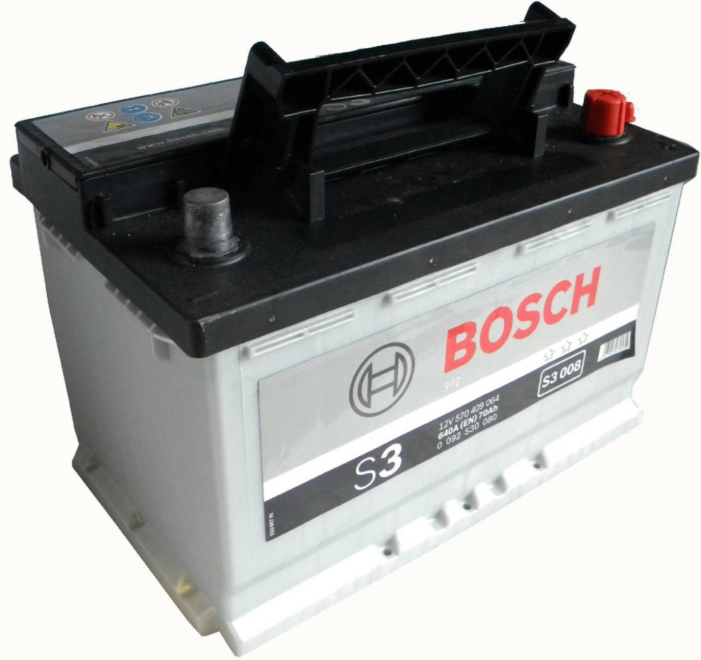 Stahlgruber Bosch S3 12V 70Ah (0 092 S30 080) Autobatterien