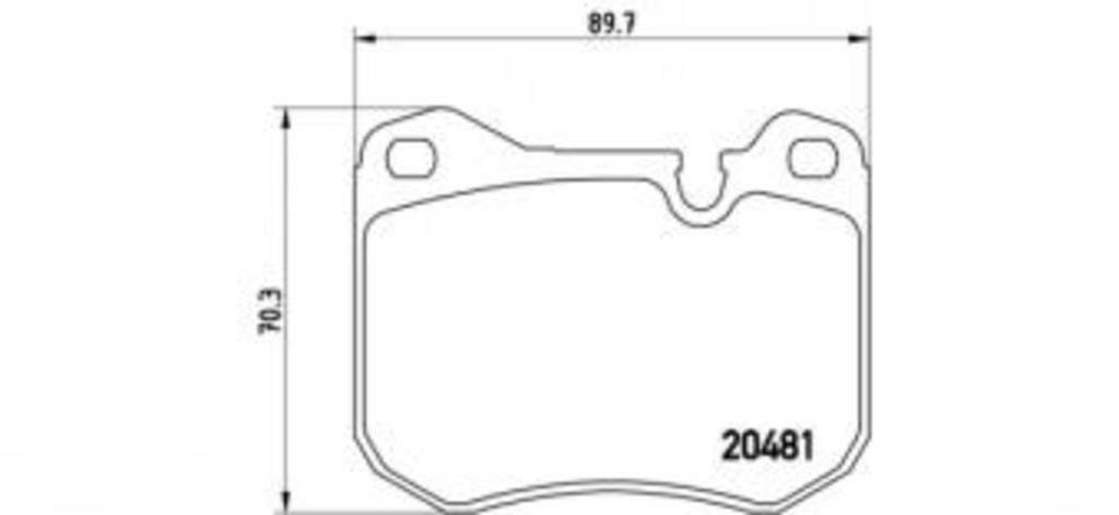 Stahlgruber Brembo Bremsbeläge vorne für Porsche 924 944 928 (P 65 002) Auto-Bremsanlagen