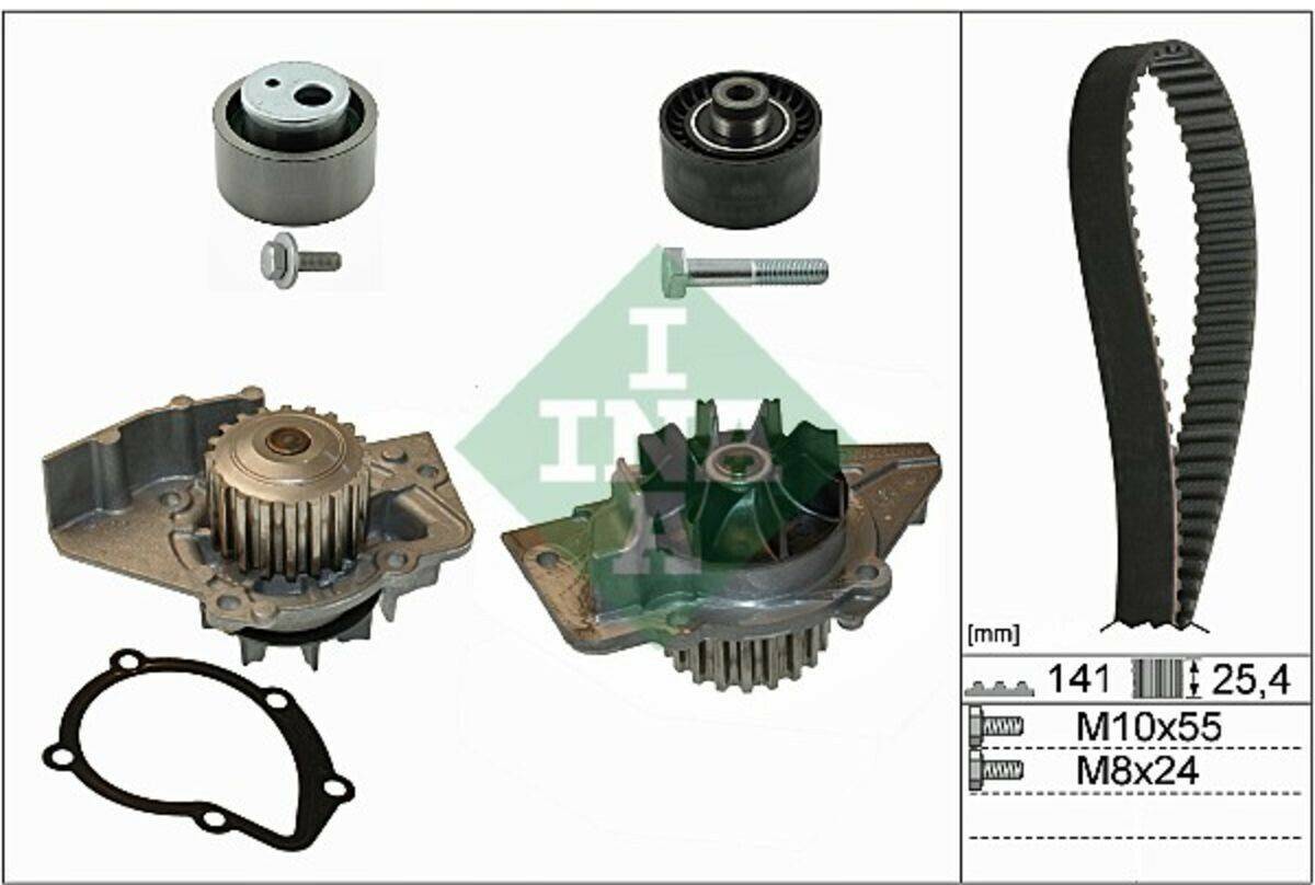 Stahlgruber Ina Wasserpumpe + Zahnriemensatz 530 0470 30 Auto-Motorteile & Motorkühlung