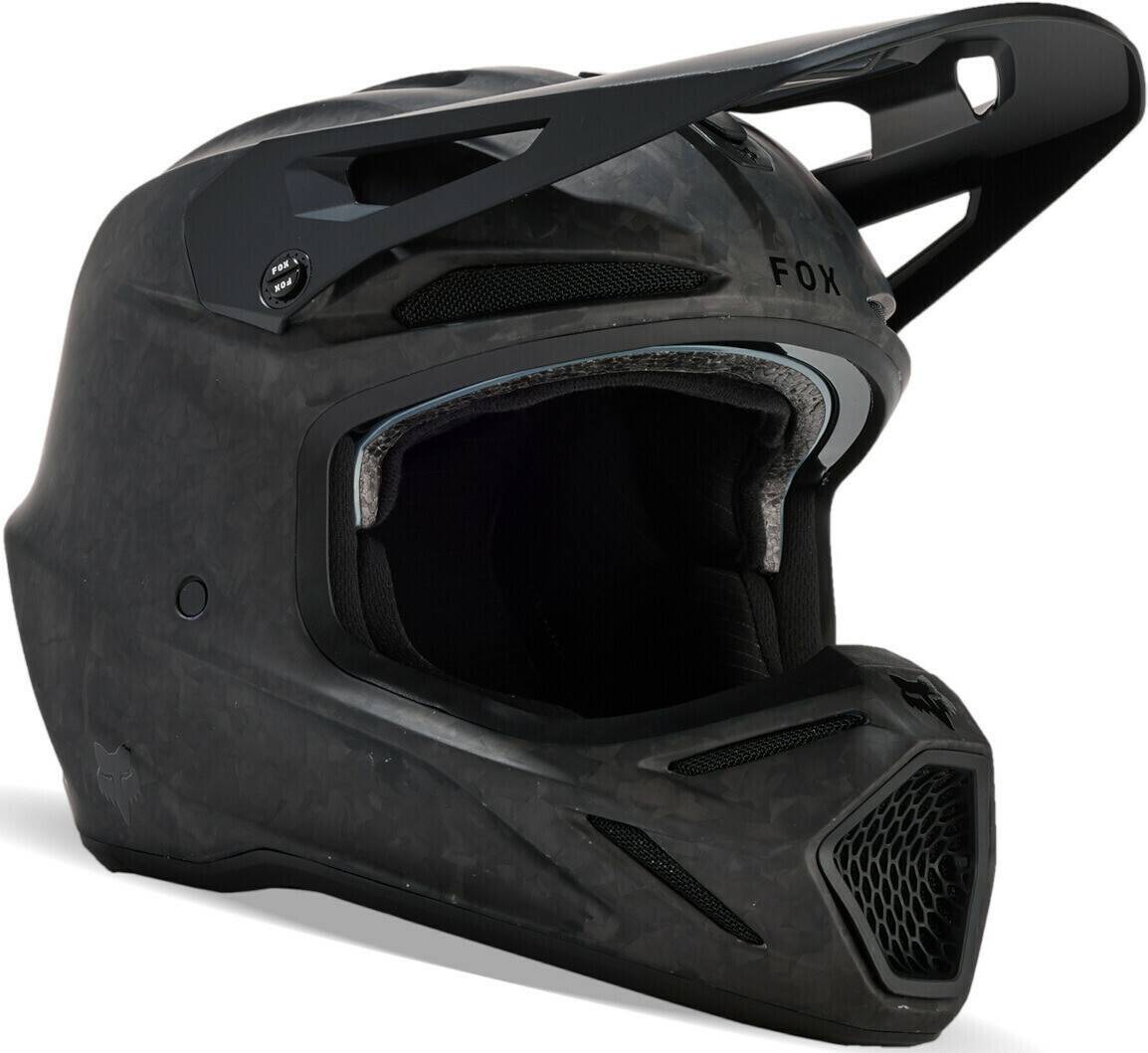 Stahlgruber Fox V3 RS Carbon Solid MIPS schwarz Motorradhelme