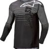 Motocross-Jerseys Stahlgruber Alpinestars Techstar Graphite schwarz/grau