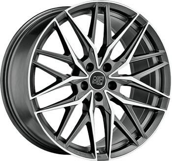 Stahlgruber MSW Wheels 50 gun metal poliert (11x21) Felgen