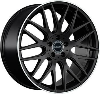 Felgen Stahlgruber MAK Wheels Arrow (8x19) gloss black mirror ring