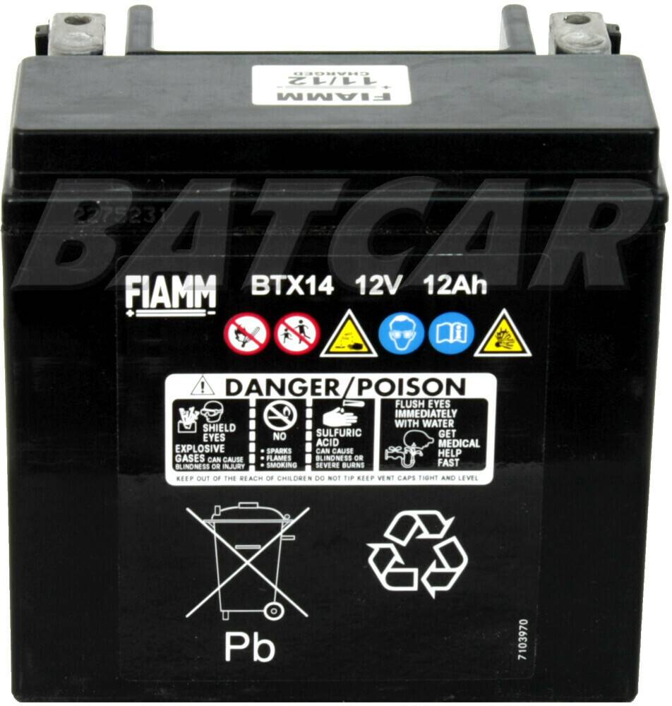 Autobatterien Stahlgruber Fiamm EcoForce AGM 12V 12Ah VR200