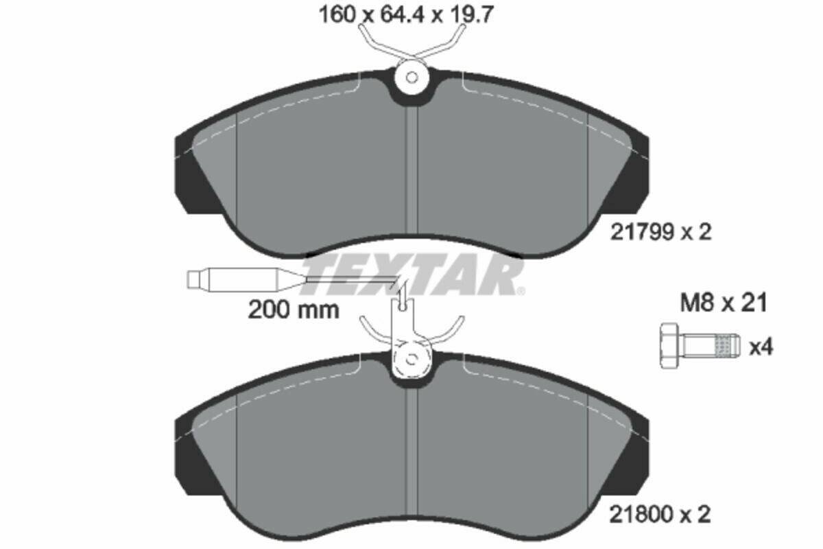 Stahlgruber Textar 2179901 Auto-Bremsanlagen