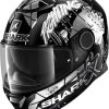 Stahlgruber SHARK SpartanReplica Lorenzo Catalunya GP 2018 Black/White/Glitter SHARK Spartan