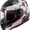 Stahlgruber LS2 FF353 RapidGhost White Black Red LS2 FF353 Rapid