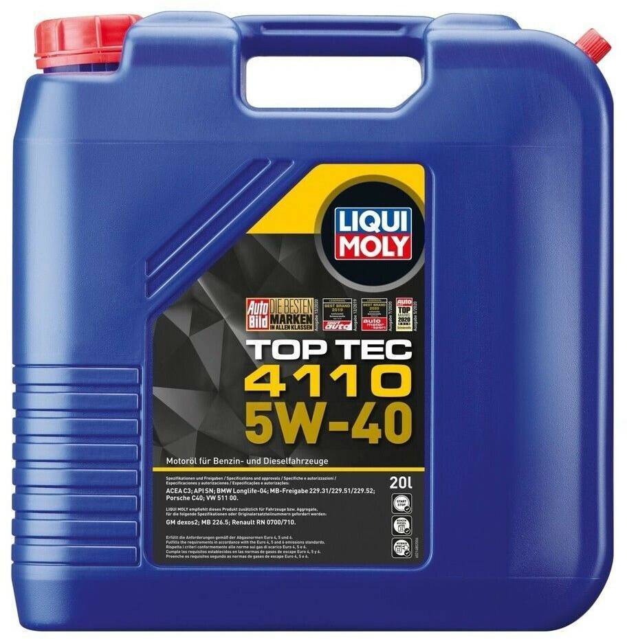 Stahlgruber LIQUI MOLY Top Tec 4110 5W-40 20L (284020) Motoröle