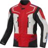 Stahlgruber Berik Rallye Wasserdichte Textiljackeschwarz/rot/blau/beige Motorradjacken