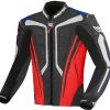 Stahlgruber Berik Street Pro Lederjackeschwarz/rot/blau Motorradjacken