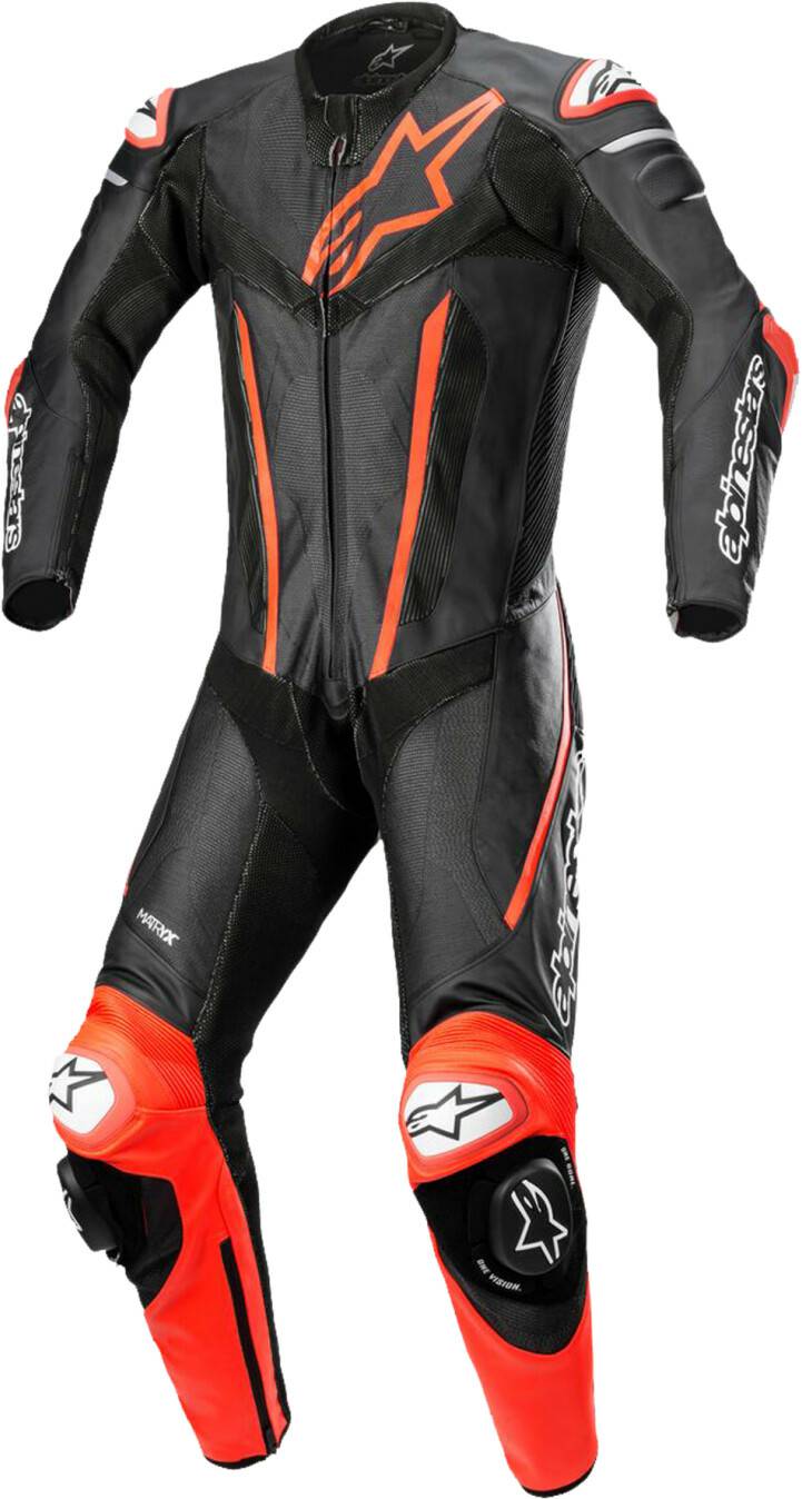 Motorradkombis Stahlgruber Alpinestars Fusion 1tlg.schwarz/rot