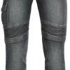 Stahlgruber Broger Ohio Jeans Grau Damen Motorradhosen