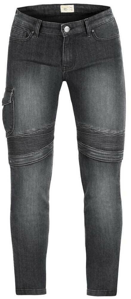 Stahlgruber Broger Ohio Jeans Grau Damen Motorradhosen