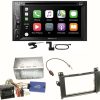 Doppel-DIN-Radios Stahlgruber Pioneer AVH-Z3200DAB Carplay DAB Einbauset für Mercedes A W169 B Klasse W245