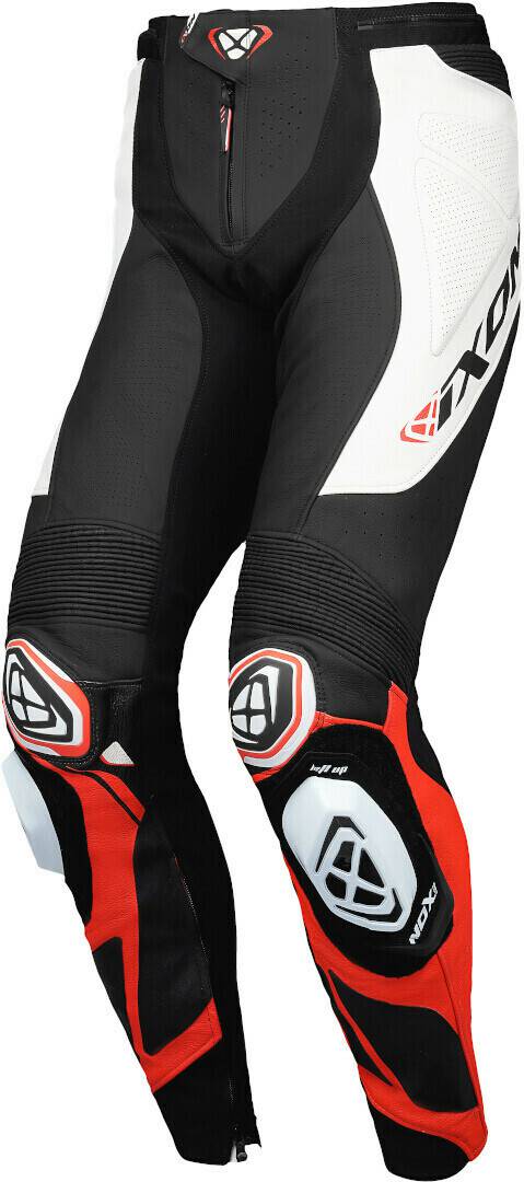 Stahlgruber IXON Vortex 3 Lederhose schwarz/weiss/rot Motorradhosen