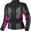 Motorradjacken Stahlgruber Shima Hero 2.0 Wasserdichte Damen Textiljacke schwarz/pink