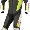 Stahlgruber Alpinestars GP Force V2 1tlg.schwarz/weiss/rot/gelb Motorradkombis