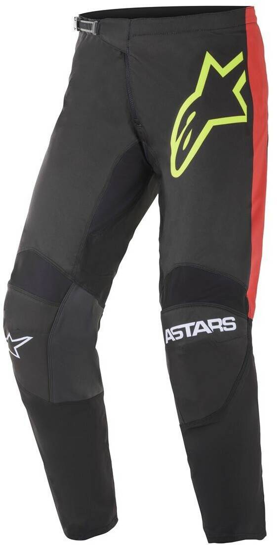 Motorradhosen Stahlgruber Alpinestars Fluid Tripple Hoseschwarz/gelb/rot