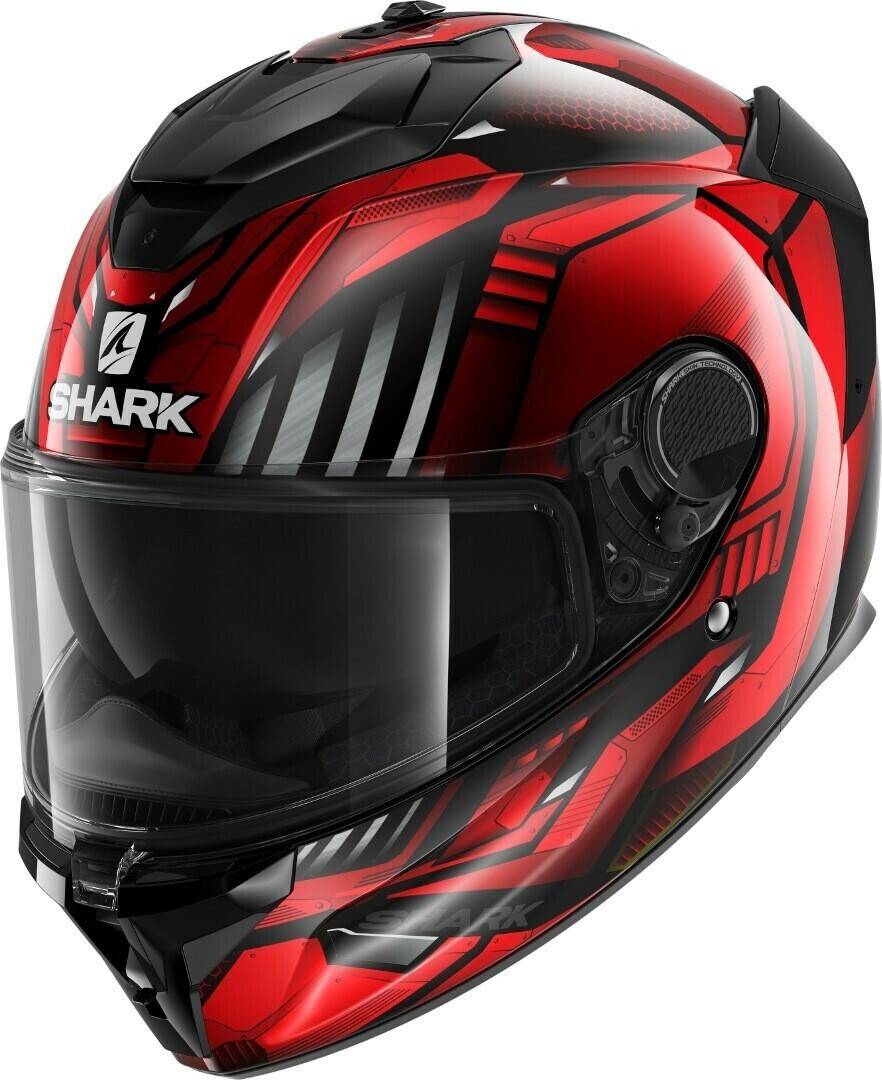 SHARK Spartan GT Stahlgruber SHARK Spartan GTReplikan Black/Chrome/Red