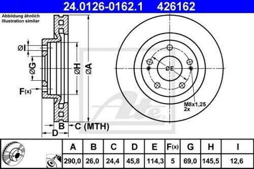 Stahlgruber ATE 24.0126-0162.1 Auto-Bremsanlagen