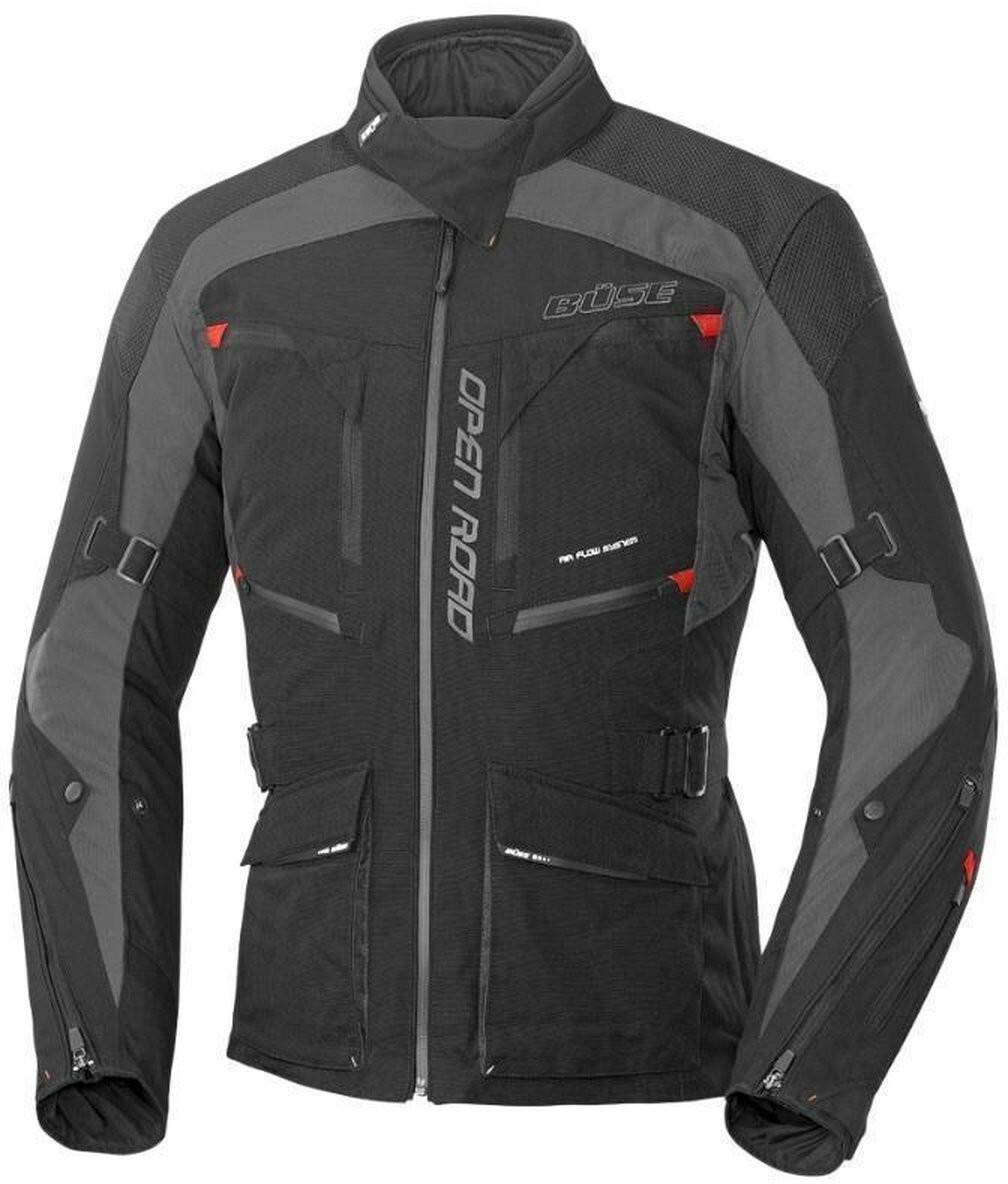 Stahlgruber Büse Open Road Evo JacketHerren Jacke schwarz/anthrazit Motorradjacken