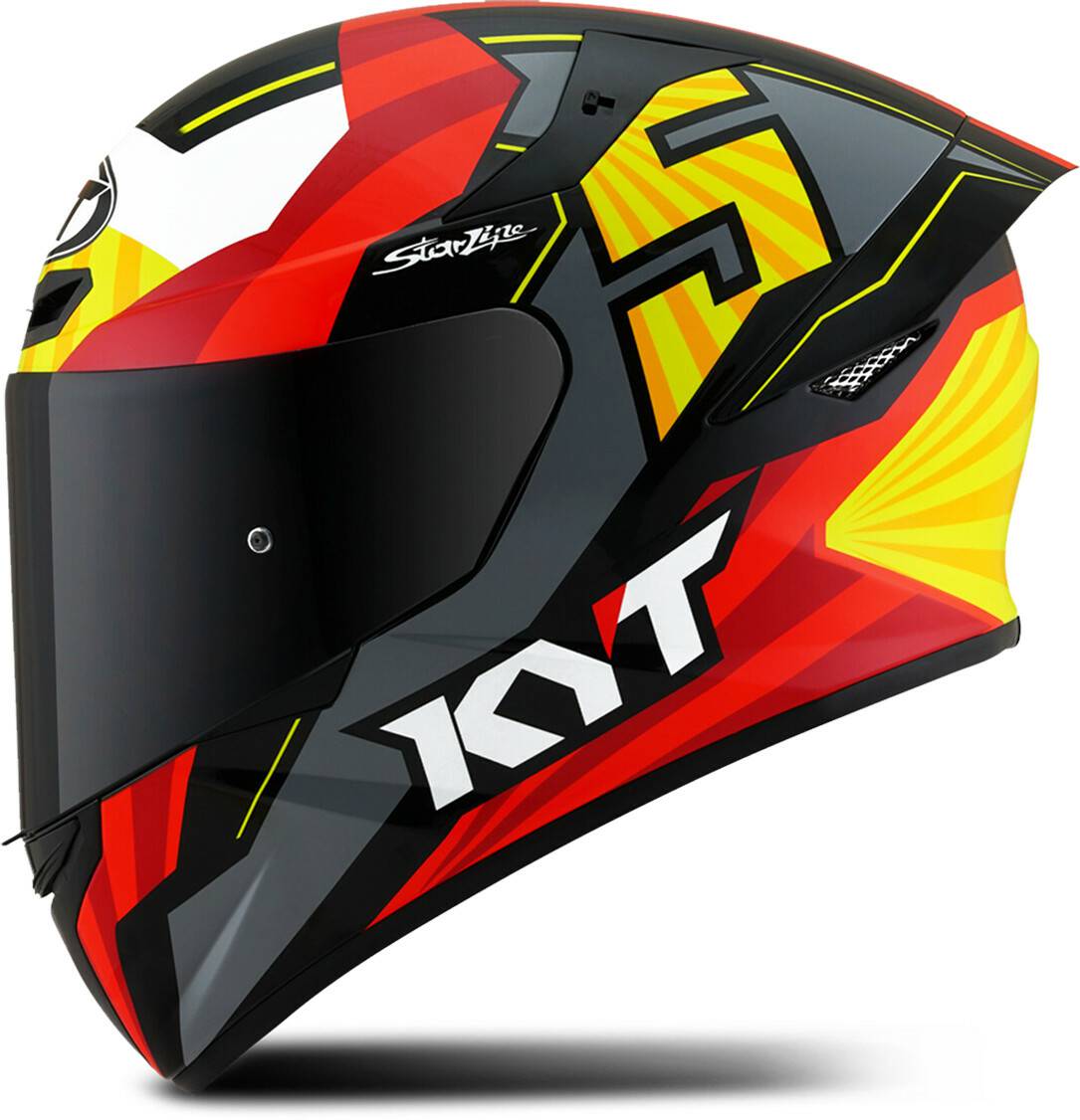 KYT Helmet TT-Course Stahlgruber KYT Helmet TT-CourseFlux red/black/yellow