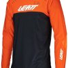 Motocross-Jerseys Stahlgruber Leatt 4.5 Enduro 2024 schwarz/orange