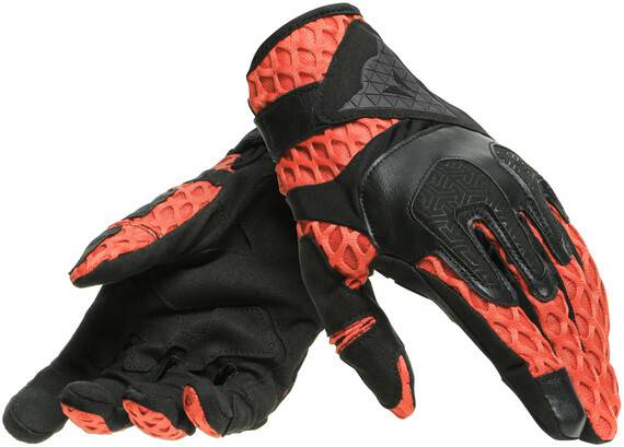 Motorradhandschuhe Stahlgruber Dainese Air-Mazeblack/flame orange