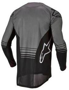 Motocross-Jerseys Stahlgruber Alpinestars Techstar Graphite schwarz/grau