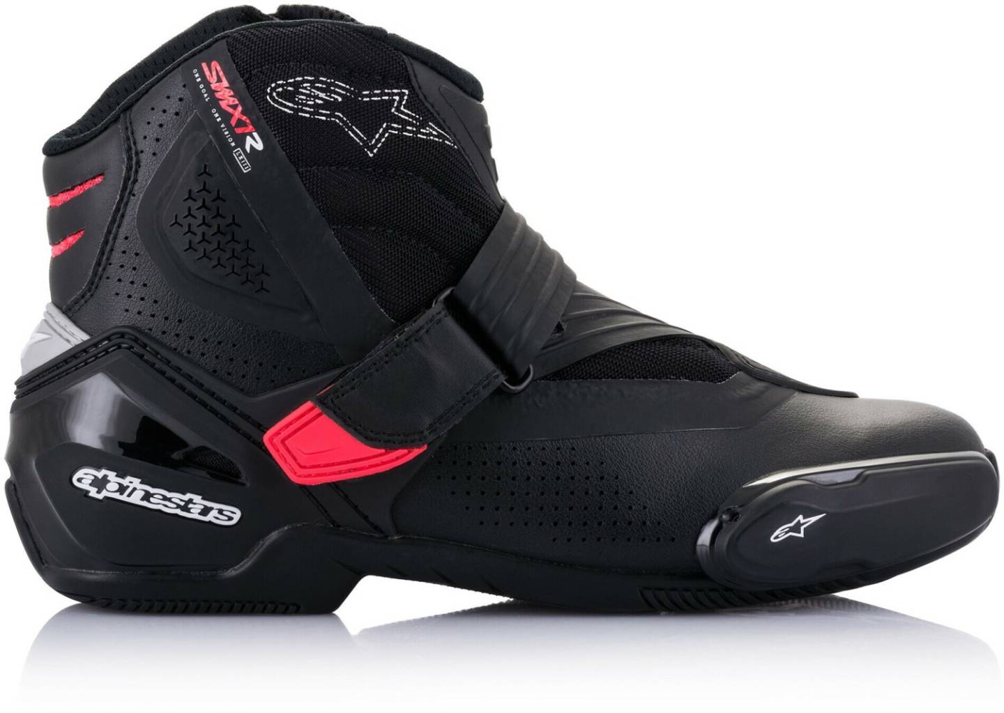 Motorradstiefel Stahlgruber Alpinestars Stella SMX-1 R V2 VentedBlack/Diva Pink